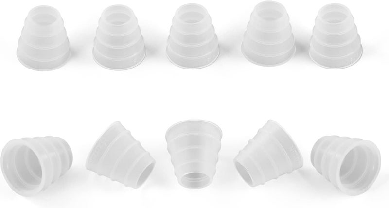 KITOSUN Hookah Hose Grommets Silicone Gasket - Original Hookah Accessories Durable Silicon Plug Grommets Ensure air-Tight Seal Prevent Shisha Hoses Falling Out While Smoking (Natural) - Image 1